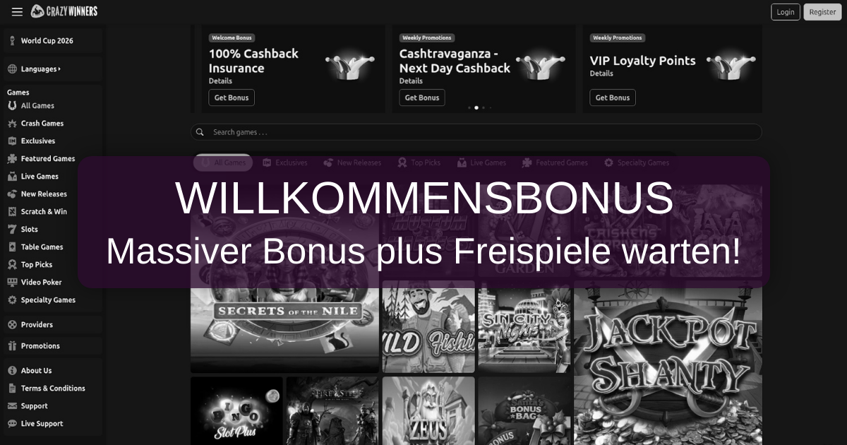 CrazyWinners Casino